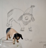 Flying pig 2 - Croquis & gribouillis